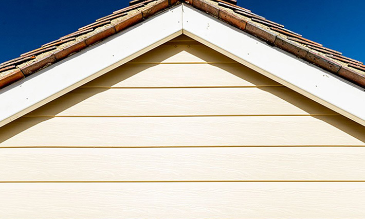 cream click house cladding